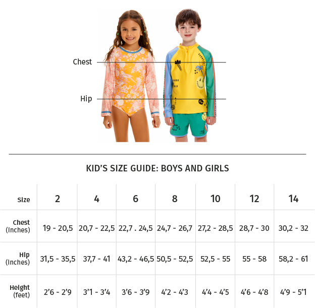 Size chart Image 1  