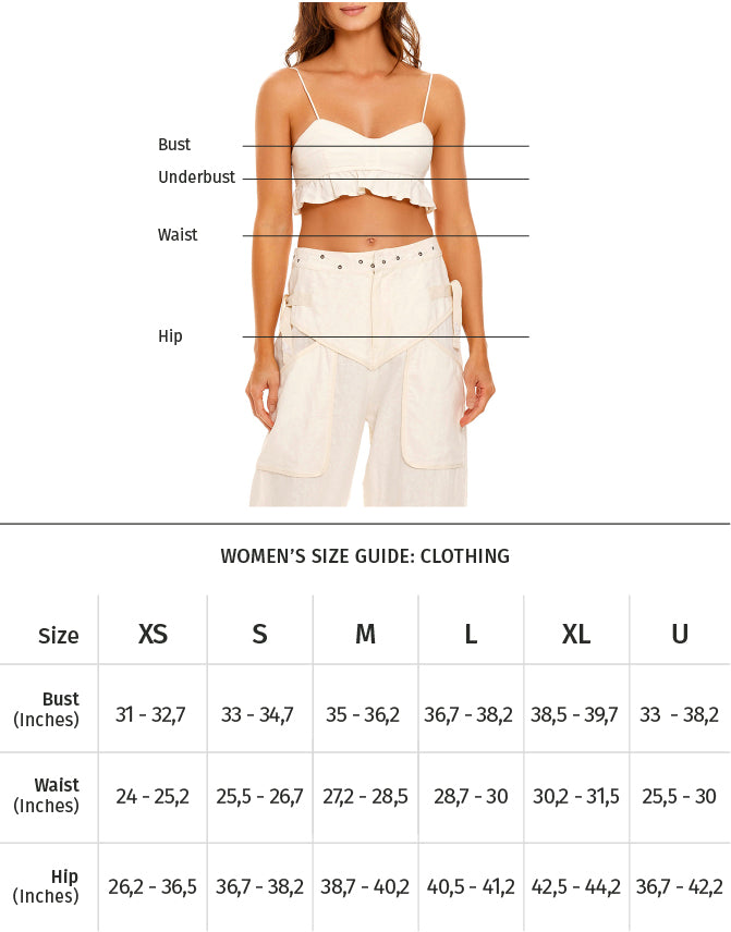 Size chart Image 1  