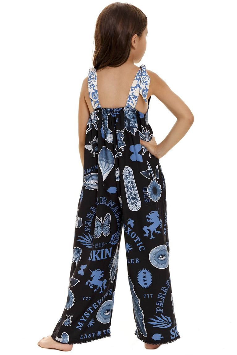 Hover Alternative image -  embellished-itzal-kids-jumpsuit-12317-back-with-model