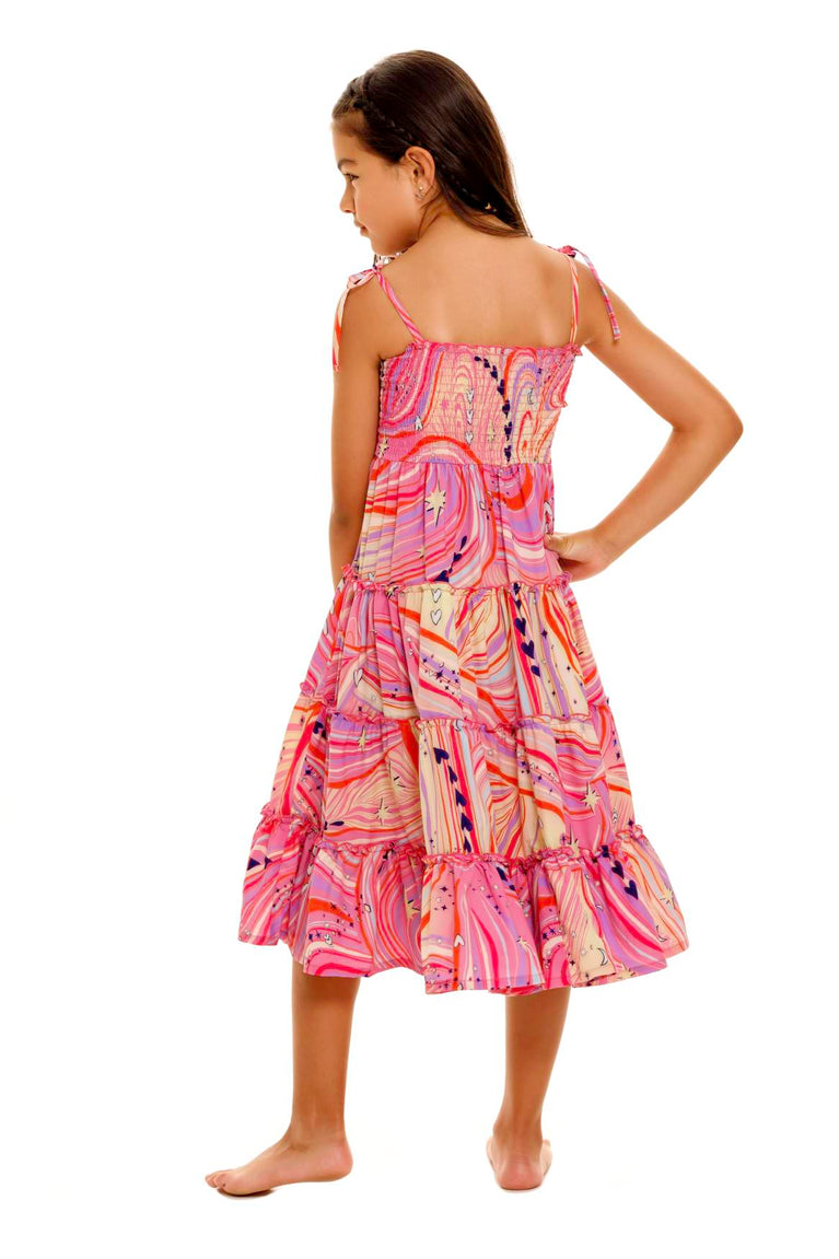 Hover Alternative image -  Eter-Kids-Dress-Malika-13755-back-with-model