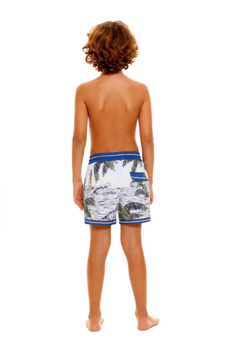 Hover Alternative image -  Kai-Kids-Trunks-Nick-13734-back-with-model