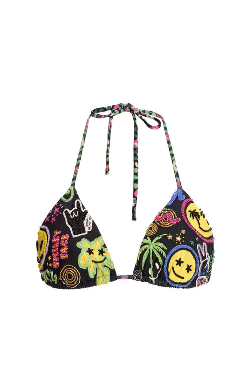 Agua Bendita Bikini Tops : Buy Agua Bendita Lake Reversible Bikini Top  Online