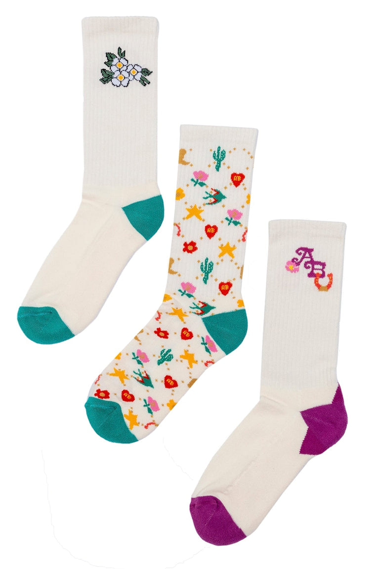 Hover Alternative image -  Similar-Nopal-tripack-socks-17032-2