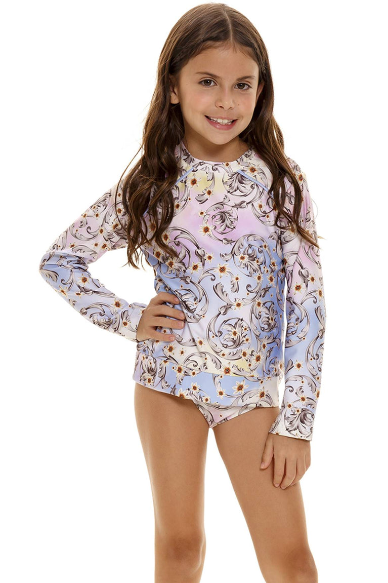 Main image -  numen-lackie-kids-rashguard-set-12290-front-with-model