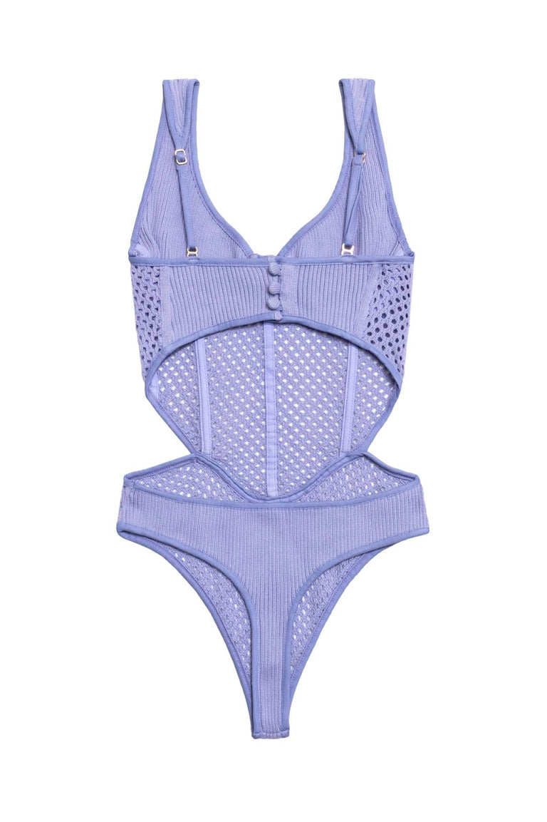 Felix Purple Mesh Cami Top