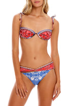 Thumbnail - Antiq-Embroidered-Donna-Bikini-Top-9031-front-with-model-2 - 5