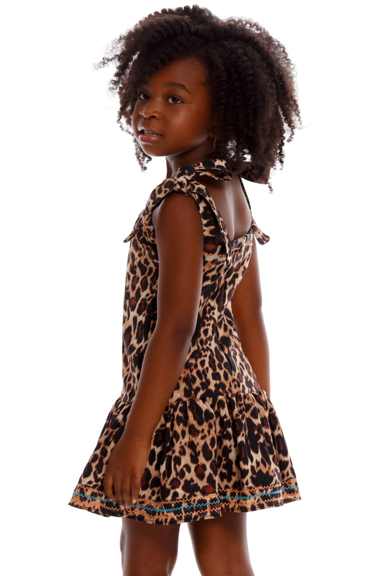 Hover Alternative image -  Balam-Kaio-Kids-Dress-9070-back-with-model